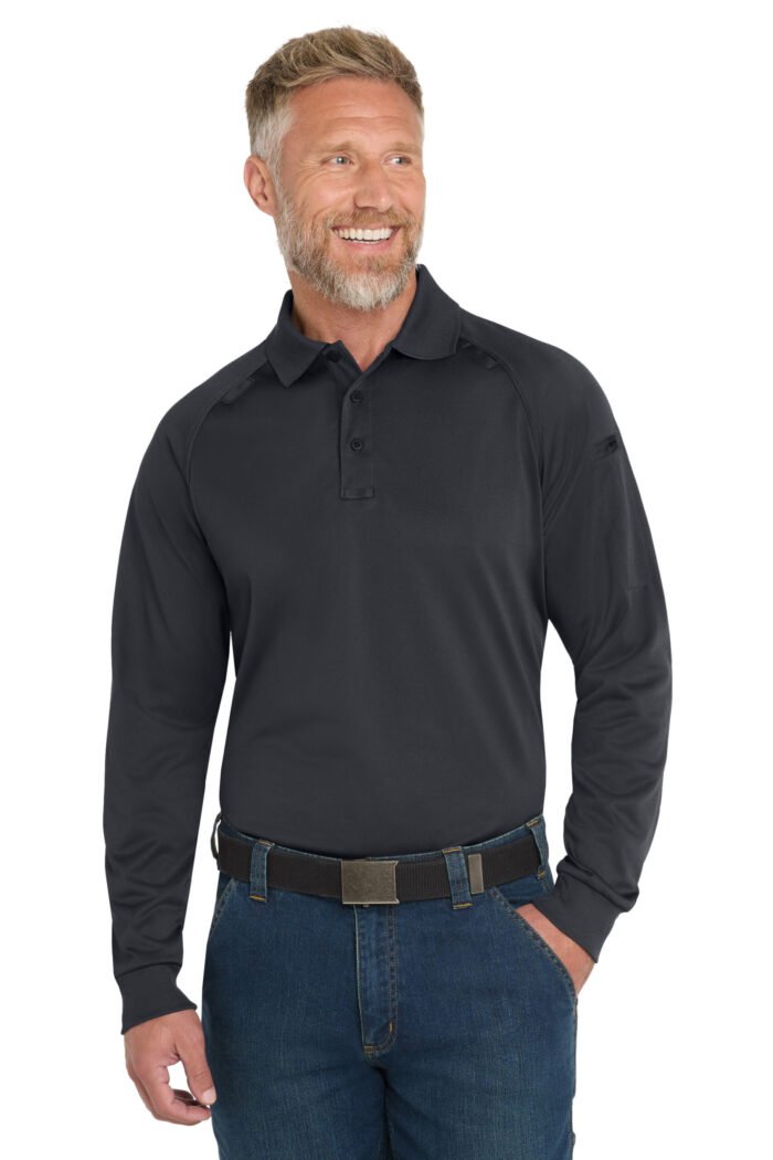 CornerStone® Select Long Sleeve Snag-Proof Tactical Polo - Image 2