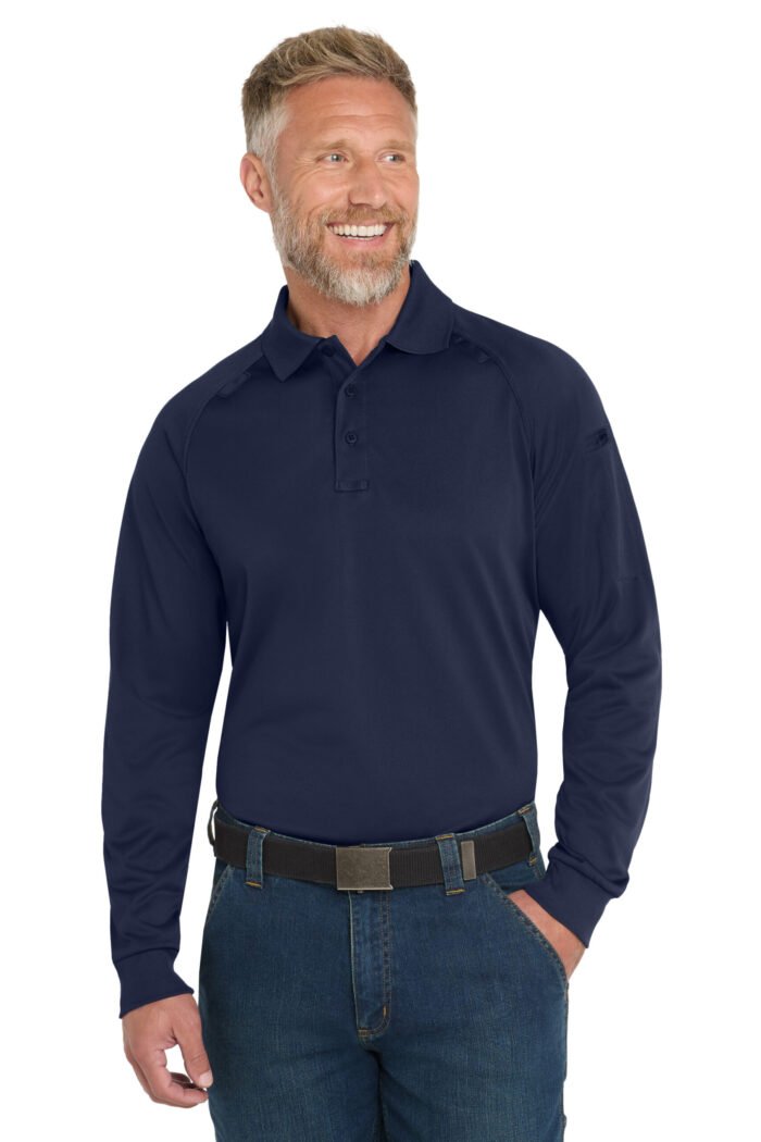 CornerStone® Select Long Sleeve Snag-Proof Tactical Polo - Image 3