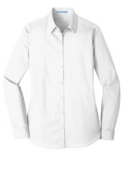 Port Authority® Women's Long Sleeve Carefree Poplin Shirt - Image 18