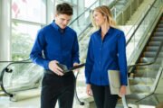 Port Authority® Long Sleeve Carefree Poplin Shirt - Image 21