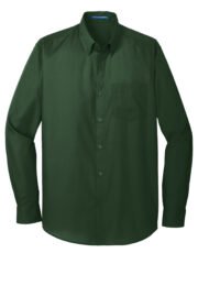 Port Authority® Long Sleeve Carefree Poplin Shirt - Image 8