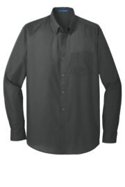 Port Authority® Long Sleeve Carefree Poplin Shirt - Image 10