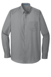 Port Authority® Long Sleeve Carefree Poplin Shirt - Image 12
