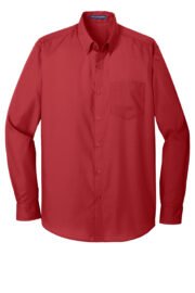 Port Authority® Long Sleeve Carefree Poplin Shirt - Image 14