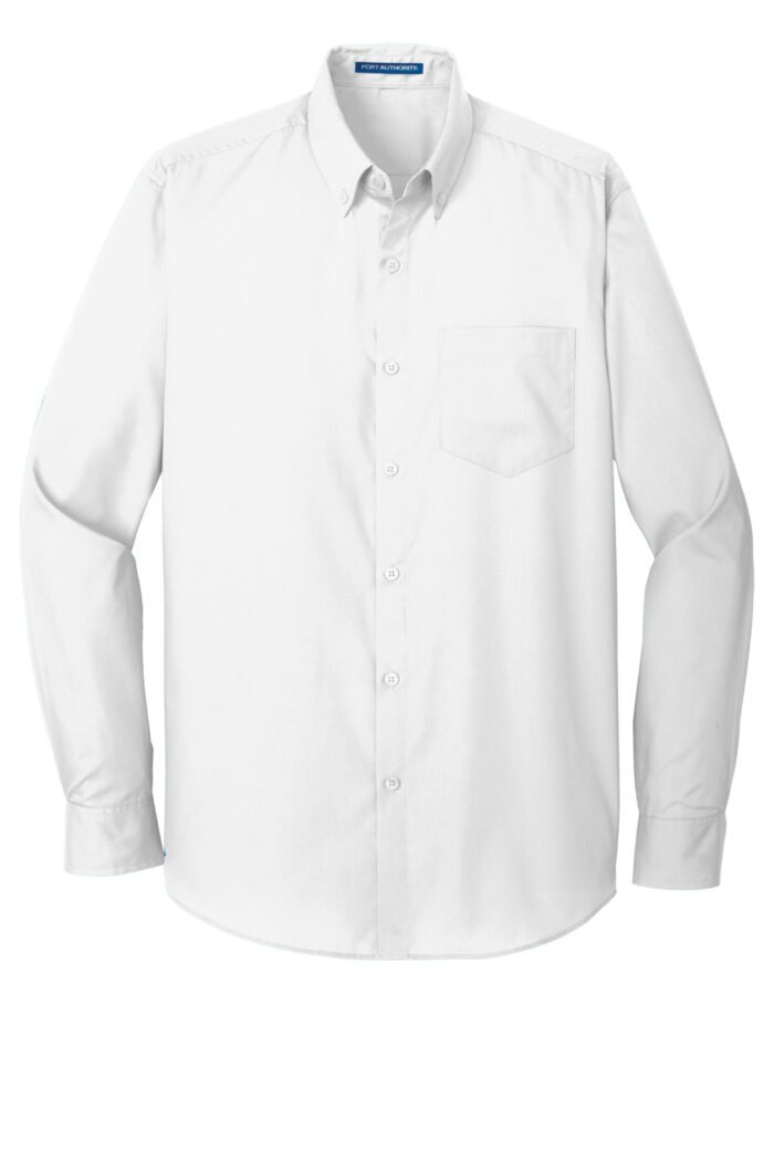 Port Authority® Long Sleeve Carefree Poplin Shirt - Image 20