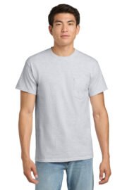Gildan® Ultra Cotton® 100% US Cotton T-Shirt with Pocket - Image 2