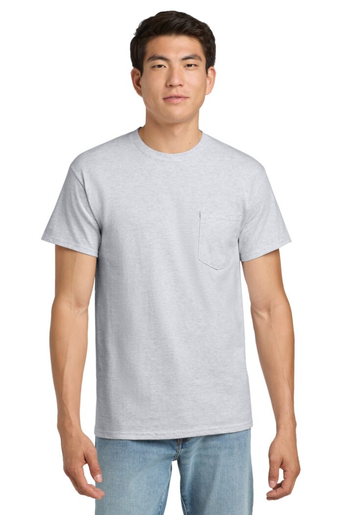 Gildan® Ultra Cotton® 100% US Cotton T-Shirt with Pocket - Image 2