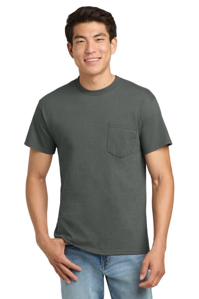 Gildan® Ultra Cotton® 100% US Cotton T-Shirt with Pocket - Image 3