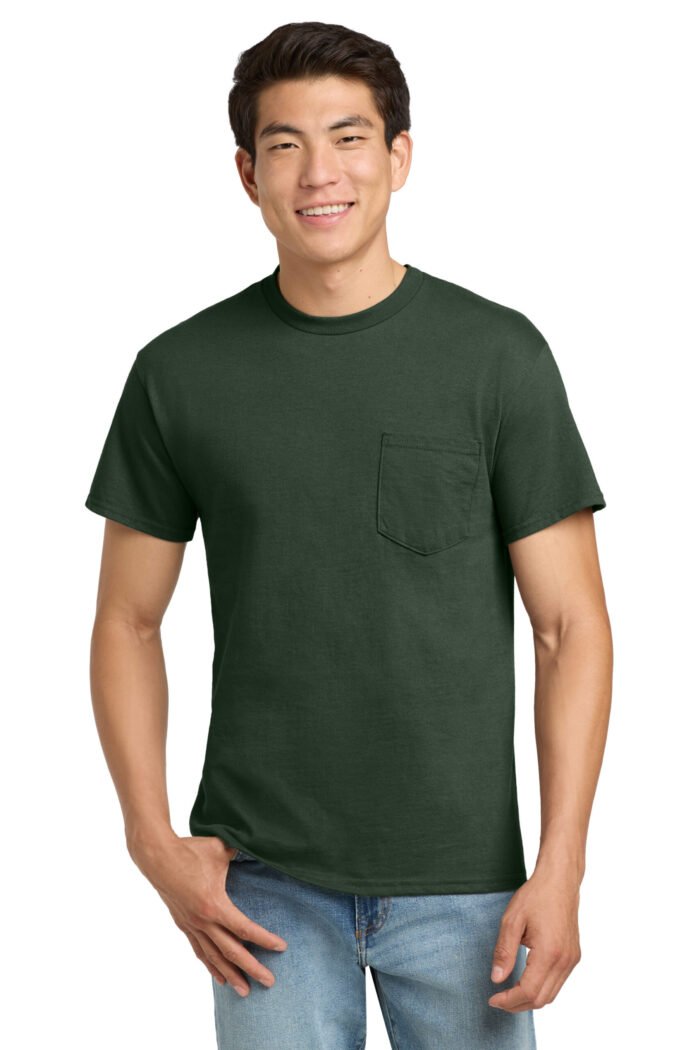 Gildan® Ultra Cotton® 100% US Cotton T-Shirt with Pocket - Image 4