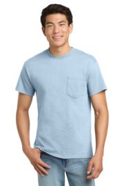 Gildan® Ultra Cotton® 100% US Cotton T-Shirt with Pocket - Image 5