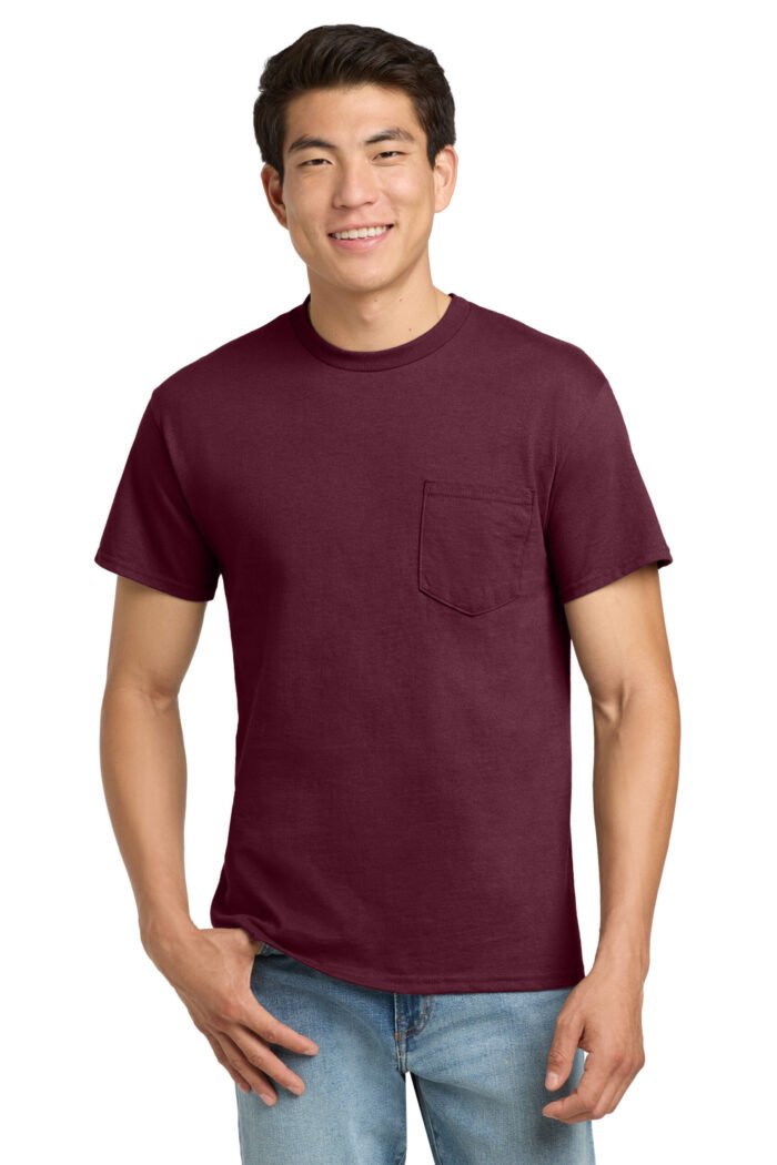 Gildan® Ultra Cotton® 100% US Cotton T-Shirt with Pocket - Image 6