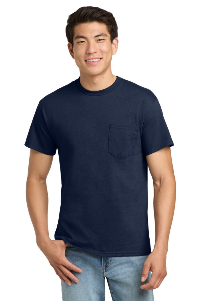 Gildan® Ultra Cotton® 100% US Cotton T-Shirt with Pocket - Image 7