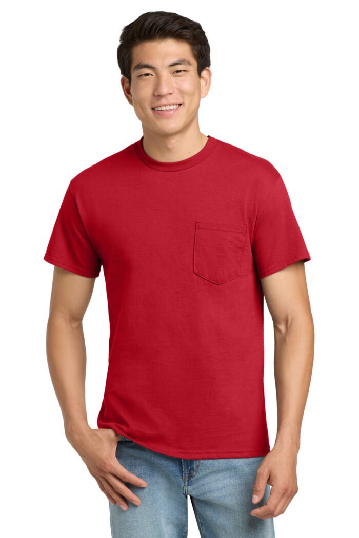 Gildan® Ultra Cotton® 100% US Cotton T-Shirt with Pocket - Image 8