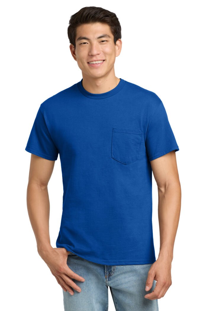 Gildan® Ultra Cotton® 100% US Cotton T-Shirt with Pocket - Image 9