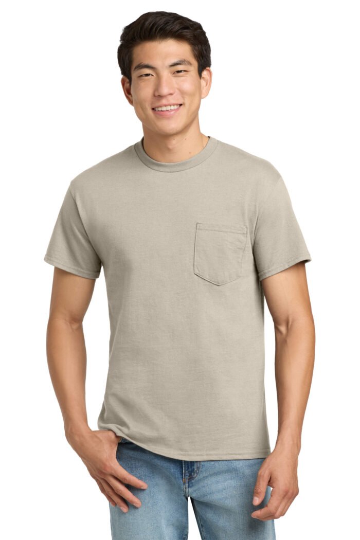 Gildan® Ultra Cotton® 100% US Cotton T-Shirt with Pocket - Image 12