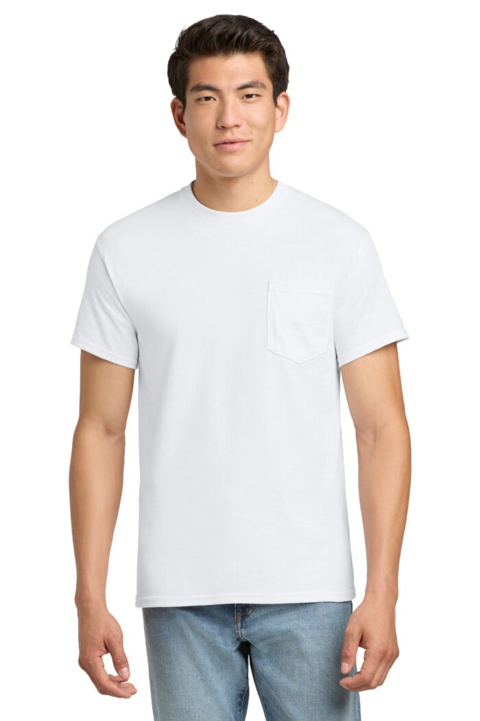 Gildan® Ultra Cotton® 100% US Cotton T-Shirt with Pocket - Image 14