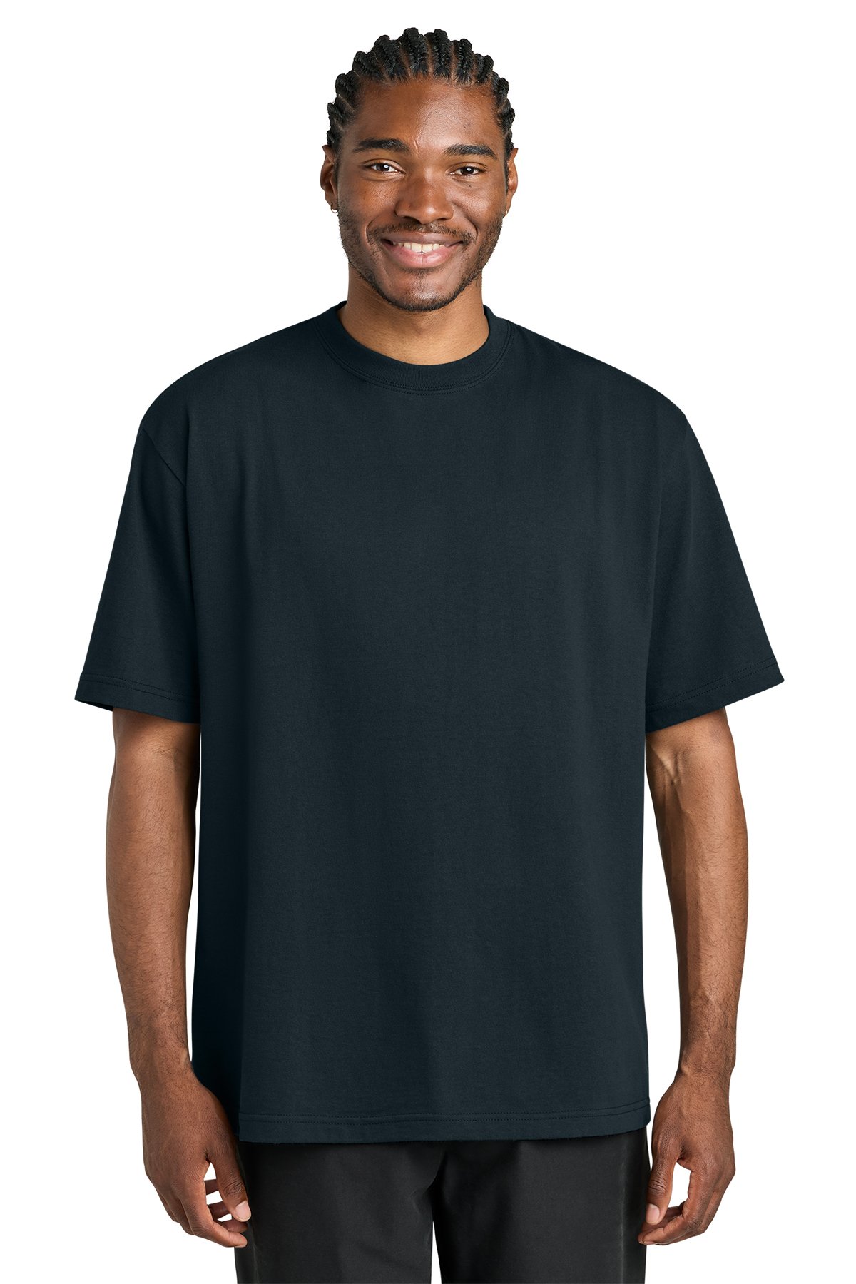 71774_NavyBlue-0-DT7075NavyBlueModelFront_1200W District® 7-Oz. Gritty Tee - Image 1