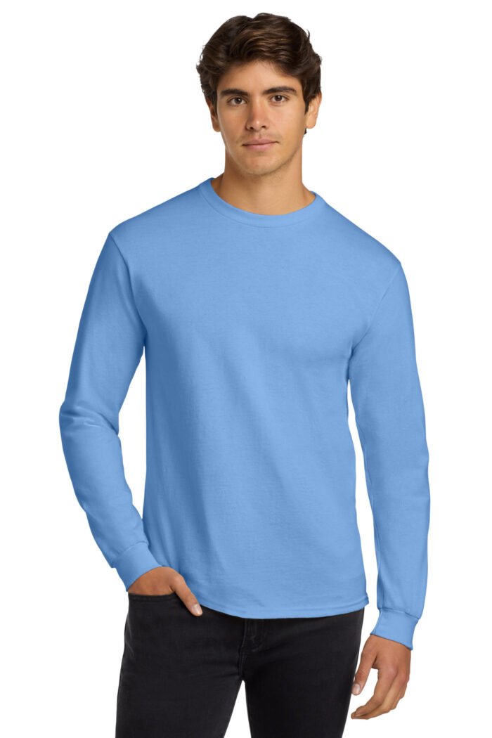 Gildan® Ultra Cotton® 100% US Cotton Long Sleeve T-Shirt - Image 4