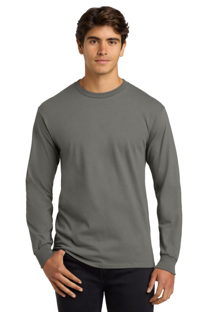 Gildan® Ultra Cotton® 100% US Cotton Long Sleeve T-Shirt - Image 5