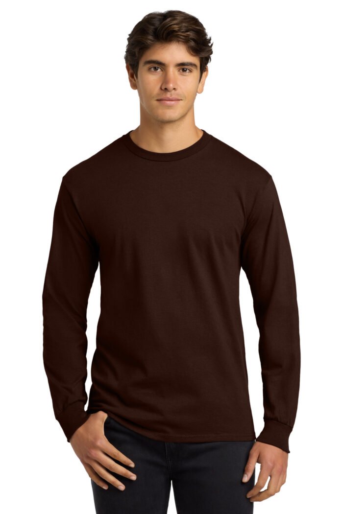 Gildan® Ultra Cotton® 100% US Cotton Long Sleeve T-Shirt - Image 6