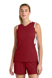 Sport-Tek® Women’s Club Sleeveless V-Neck - Image 3