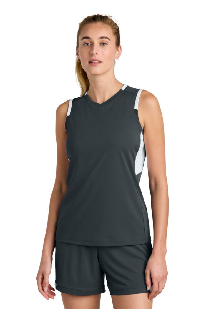 Sport-Tek® Women’s Club Sleeveless V-Neck - Image 6