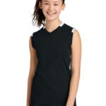 Sport-Tek® Youth Club Sleeveless V-Neck