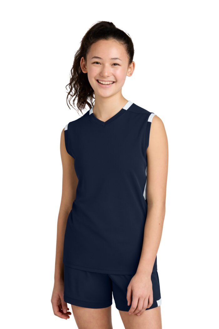 Sport-Tek® Youth Club Sleeveless V-Neck - Image 5
