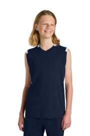 Sport-Tek® Youth Club Sleeveless V-Neck - Image 6