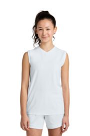 Sport-Tek® Youth Club Sleeveless V-Neck - Image 13