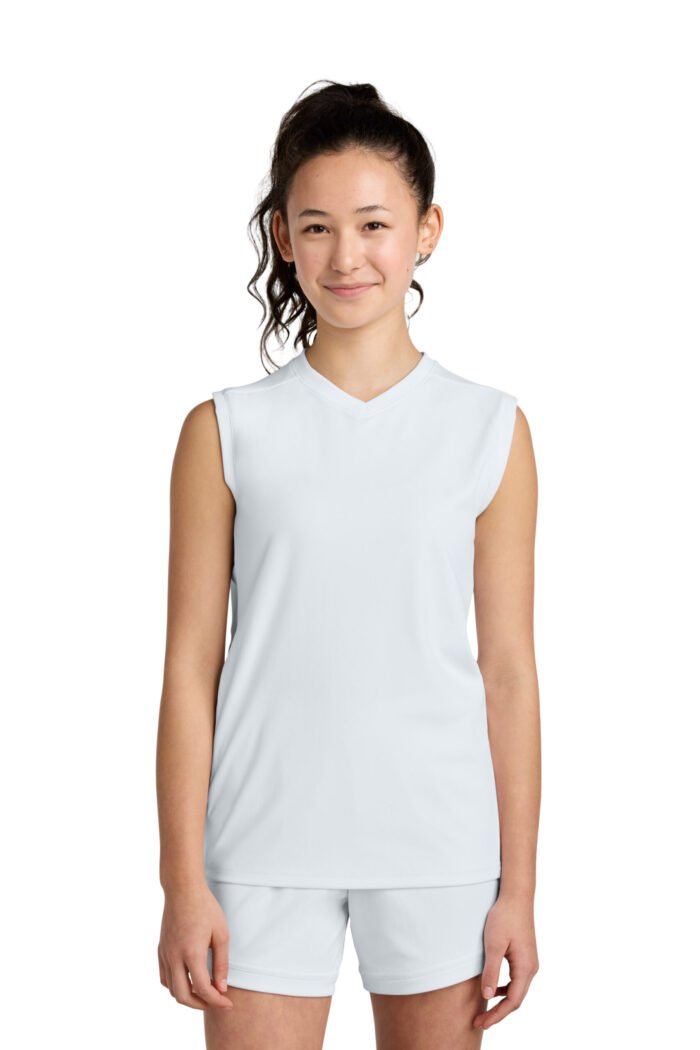 Sport-Tek® Youth Club Sleeveless V-Neck - Image 13