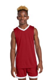 Sport-Tek® Youth Rival Basketball Rev Jersey - Image 7
