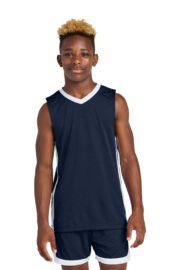 Sport-Tek® Youth Rival Basketball Rev Jersey - Image 19
