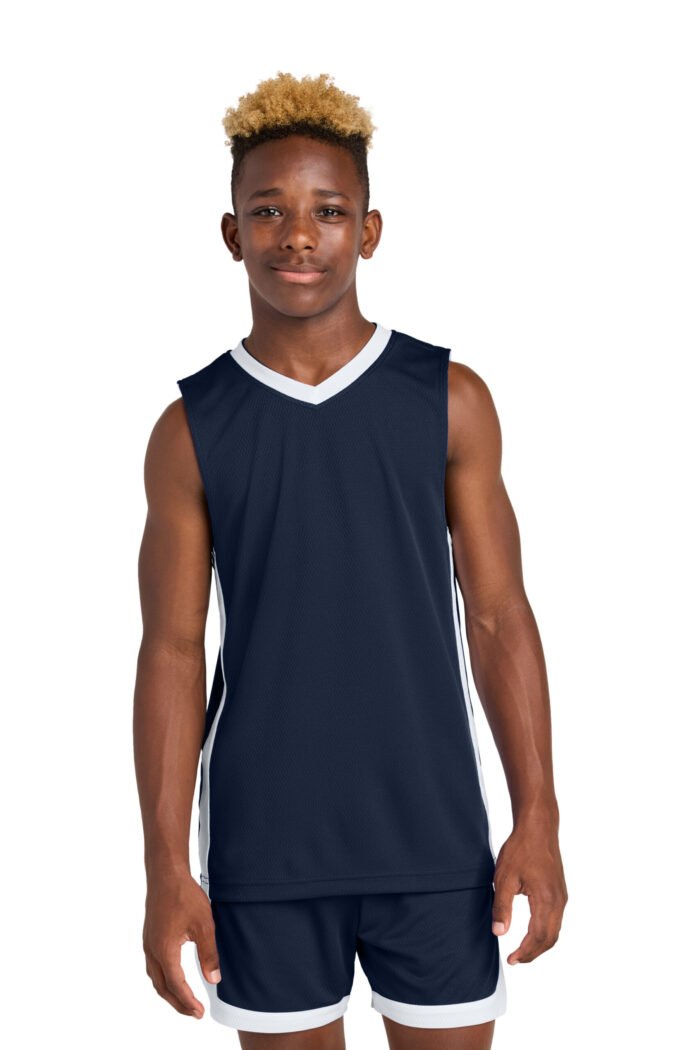 Sport-Tek® Youth Rival Basketball Rev Jersey - Image 19