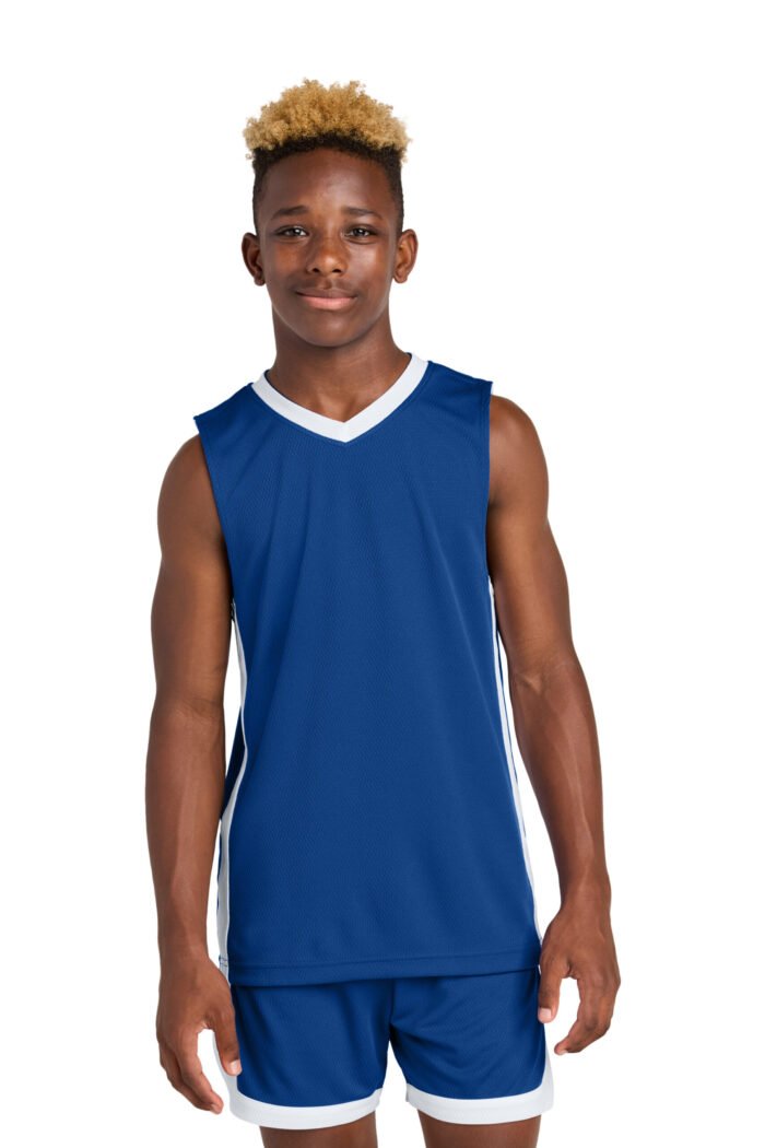 Sport-Tek® Youth Rival Basketball Rev Jersey - Image 22