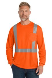 CornerStone® ANSI 107 Class 2 Mesh Long Sleeve Tee - Image 3