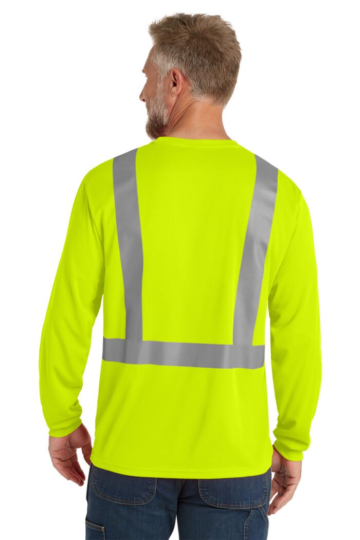 CornerStone® ANSI 107 Class 2 Mesh Long Sleeve Tee - Image 2