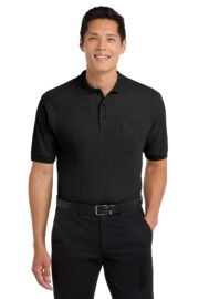 Port Authority® Silk Touch™ Polo with Pocket
