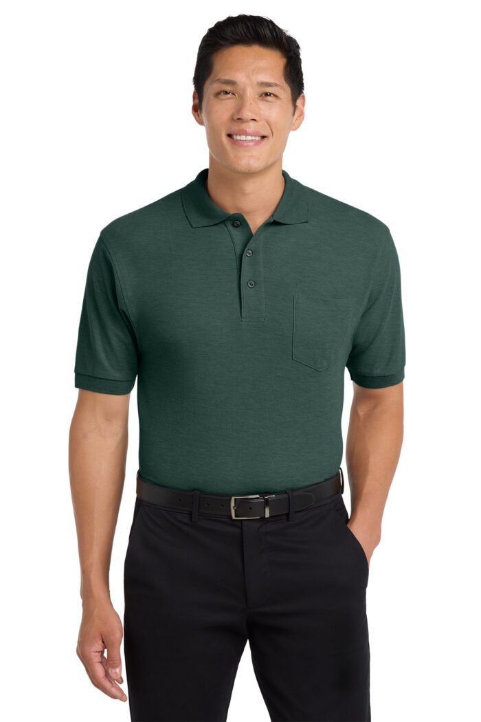 Port Authority® Silk Touch™ Polo with Pocket - Image 7