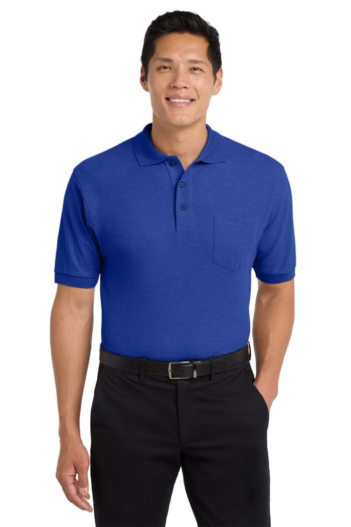 Port Authority® Silk Touch™ Polo with Pocket - Image 4