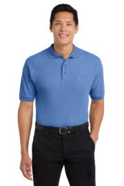 Port Authority® Silk Touch™ Polo with Pocket - Image 9