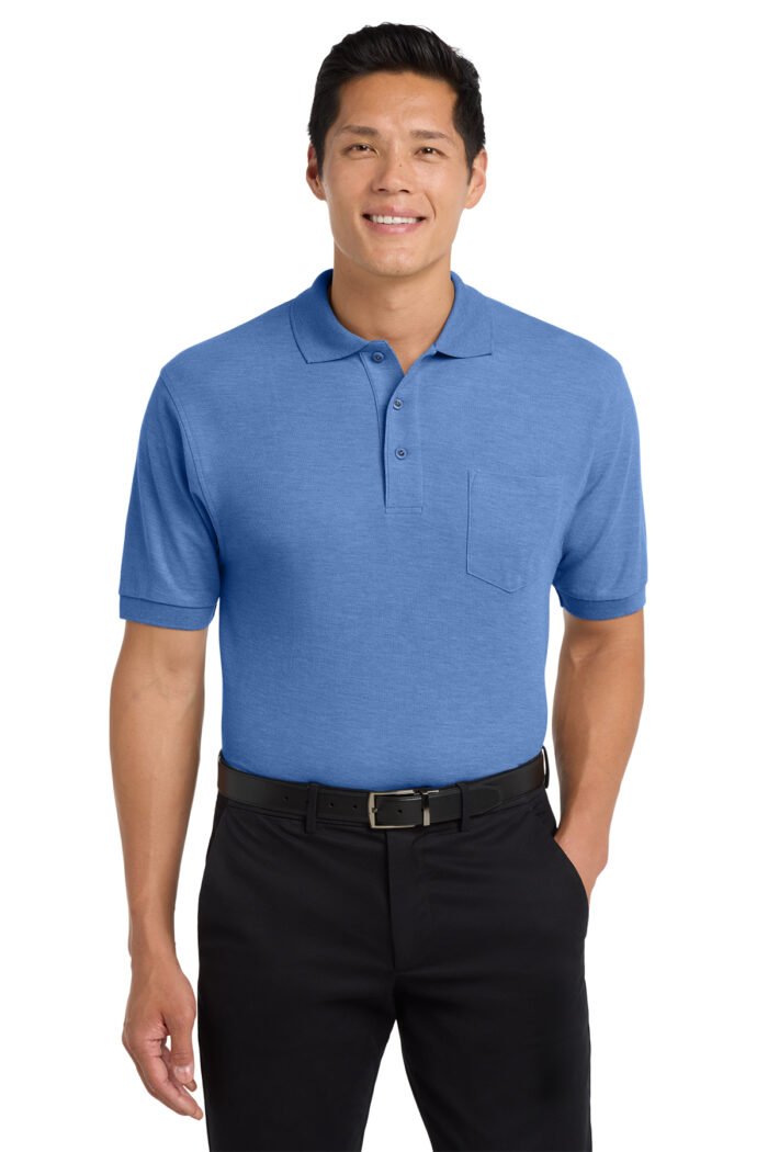 Port Authority® Silk Touch™ Polo with Pocket - Image 9