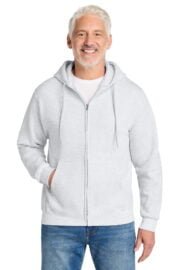 Port & Co® Core Fleece Full-Zip Hooded Sweatshirt - Image 2