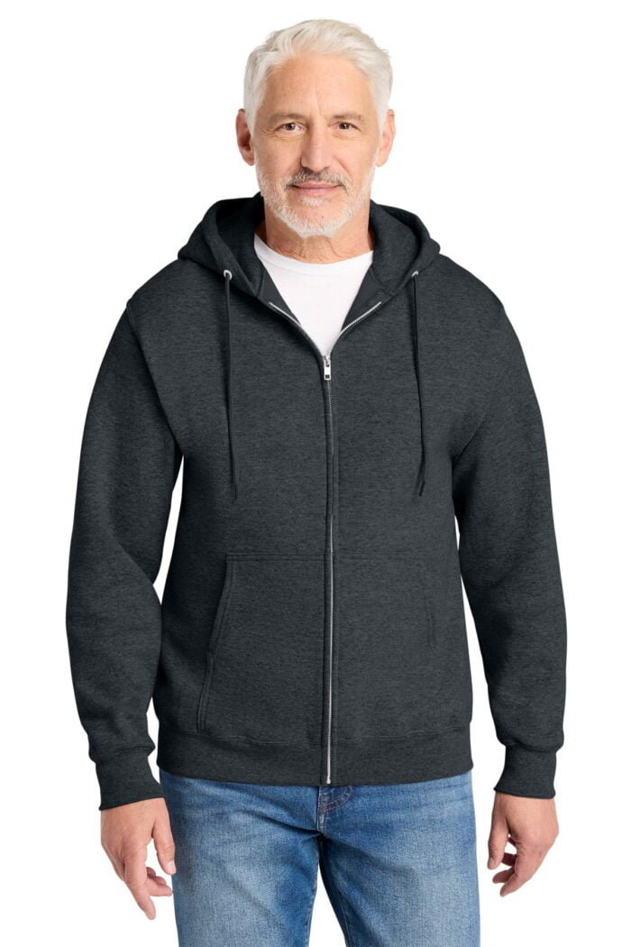 Port & Co® Core Fleece Full-Zip Hooded Sweatshirt - Image 26