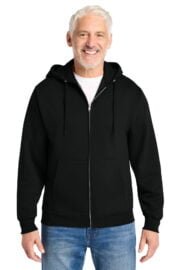 Port & Co® Core Fleece Full-Zip Hooded Sweatshirt