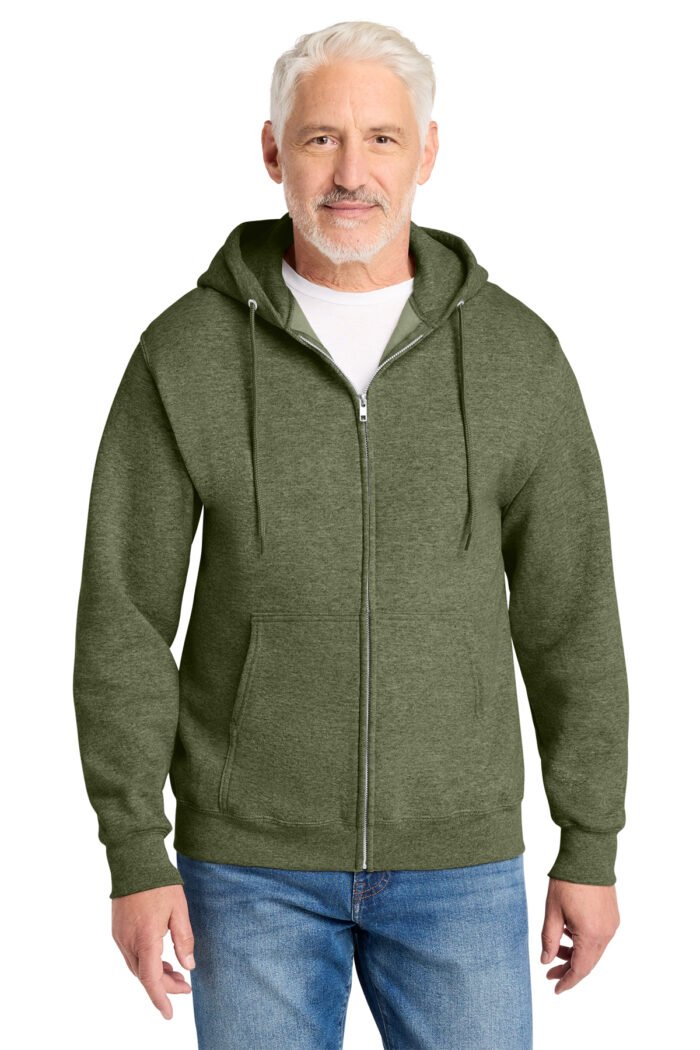 Port & Co® Core Fleece Full-Zip Hooded Sweatshirt - Image 11