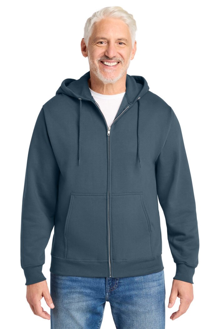 Port & Co® Core Fleece Full-Zip Hooded Sweatshirt - Image 5