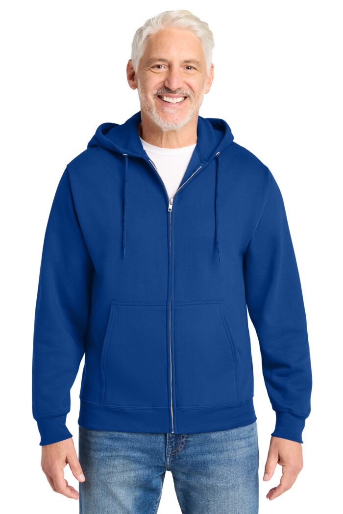 Port & Co® Core Fleece Full-Zip Hooded Sweatshirt - Image 4