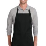 Port Authority® Full-Length Two-Pocket Bib Apron