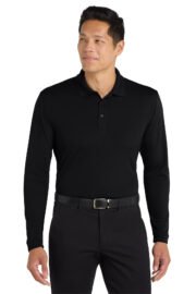 Port Authority® Dry Zone® UV Micro-Mesh Long Sleeve Polo
